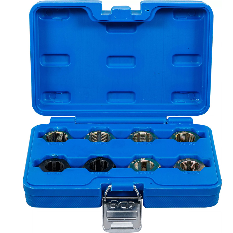 Set reparaţie filete pentru arbori cotiti și arbori cardanici, 8 piese BGS