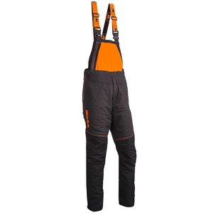 Pantalon cu pieptar de protectie pentru forestieri BASEPRO, marimea XS