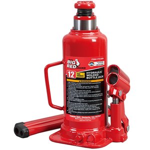 Cric hidraulic butelie, 12t, 227-457mm, BigRed 12, sudat