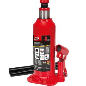 Cric hidraulic butelie, 8t, 222-447mm, BigRed, sudat