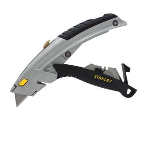 Cutit (cutter) Dynagrip Stanley cu lama trapezoidala retractabila QUICK, 180 mm