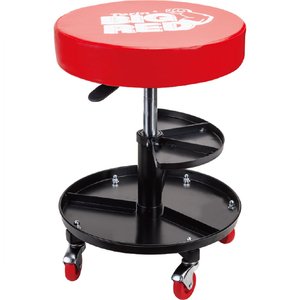 Scaun atelier rotund max. 150 kg, reglabil pe inaltime 410 - 530 mm, BigRed model TR6201