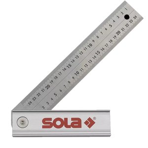 Echer pliabil inoxidabil, 250 x 170 mm, Sola tip QUATTRO