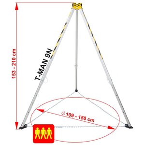 Sistem de coborare/ridicare cu tripod, max. 140 kg