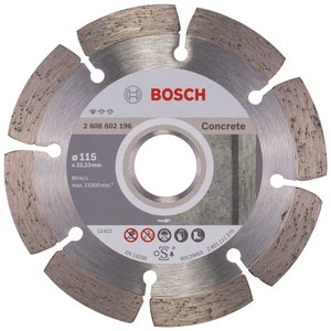 Disc diamantat pentru beton, 115x22.2 mm