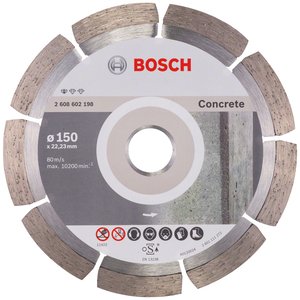 Disc diamantat pentru beton, 150x22.2 mm