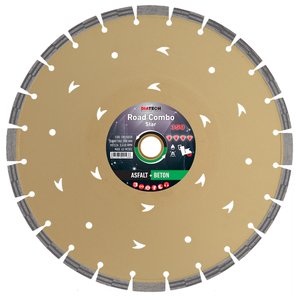 Disc diamantat ROAD Combo Star, pentru asfalt/beton, 350x25.4 mm