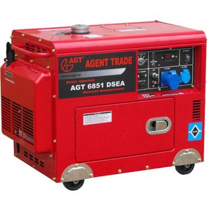 Generator de curent monofazat, diesel, pornire electrica, 5 kW, tip AGT 6851 DSEA, cu automatizare ATS51