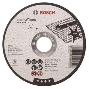 Disc taiere inox, drept, 125x22.2x2.0 mm