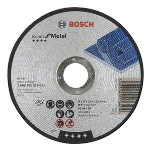 Disc taiere metal, drept, 125x22.2x1.6 mm