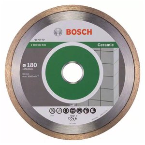 Disc diamantat pentru ceramica/gresie, 180x25.4 mm