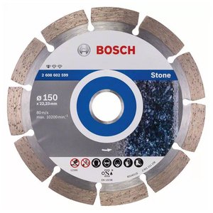 Disc diamantat Profesional, pentru piatra, 150x22.3 mm