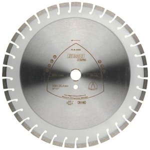 Disc diamantat DT600U Supra, pentru materiale de santier, 350x25.4 mm