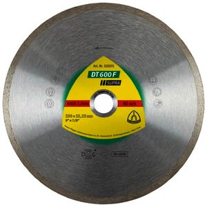 Disc diamantat DT600F Supra, pentru materiale de santier, 125x22.23 mm