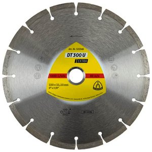 Disc diamantat DT300U Extra, pentru materiale de santier, 115x22.23 mm