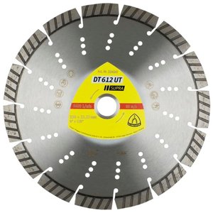 Disc diamantat DT612UT Supra, pentru materiale de santier, 125x22.23 mm