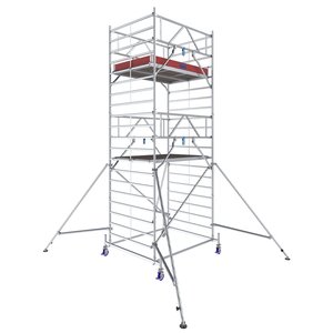 Schela mobila Stabilo S50 1,5 x 2m, aluminiu, inaltime lucru 6.4m, inaltime max. platforma 4.4m