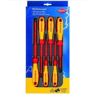 Set 6 surubelnite KNIPEX, izolate VDE 1000V