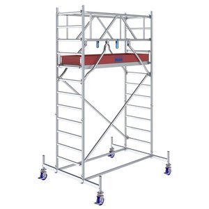 Schela mobila Stabilo S10 0,75 x 2m, aluminiu, inaltime lucru 4,4m