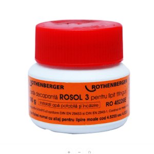 Pasta pentru lipiri tip ROSOL 3S Sn97Cu3, 100 g, pentru ROTHERM 2000