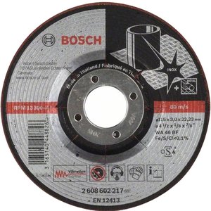 Disc pentru slefuire / polizare metal, semiflexibil, 115 x 22.2 x 3 mm
