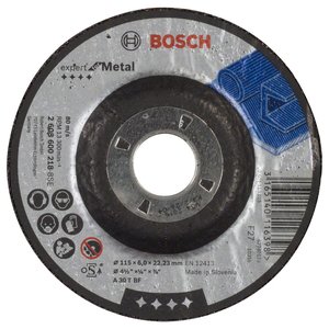 Disc pentru slefuire / polizare metal, tip Expert for Metal, 115 x 22.2 x 6 mm