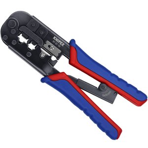 Cleste pentru sertizat mufe RJ11/12/45, KNIPEX, 190 mm