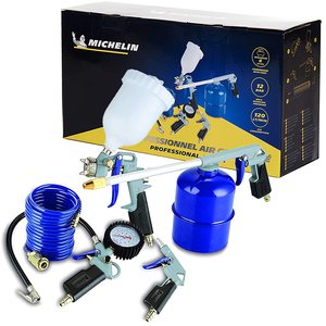 Set 5 piese aer comprimat MICHELIN, cuple rapide