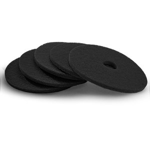 Set 5 paduri dure, negre, 432 mm