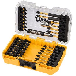 Set 37 accesorii insurubare de impact, cu suport magnetic si dispozitiv magnetic de fixat suruburi, tip Dewalt DT70731T-QZ FLEXTORQ