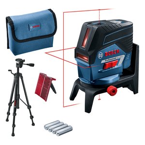 Nivela laser cu linii si puncte Bosch, tip GCL 2-50C cu stativ BT150 si suport rotativ RM2