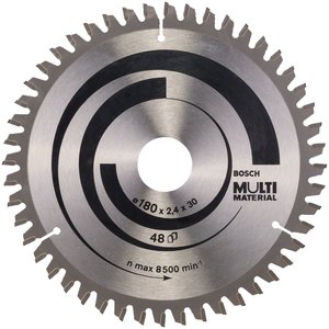 Disc pentru circular, 180 x 30 mm, 48 dinti, Multi Material