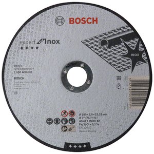 Disc taiere inox, drept, tip Expert for Inox, 180x22.2x2.0 mm