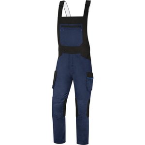 Pantaloni salopeta cu pieptar, MACH2, bleumarin, Delta PLUS, L