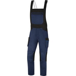 Pantaloni salopeta cu pieptar, MACH2, bleumarin, Delta PLUS, S