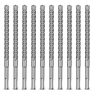 Set 10 burghie SDS-Plus MX4, 8 x 100 x 165 mm