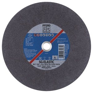 Disc abraziv pentru debitat/taiat inox, 350x25.4x2.8 mm 36 K SG