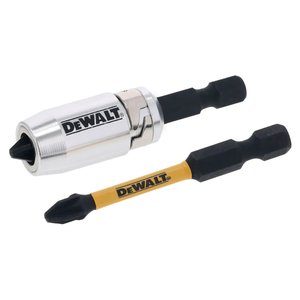 Set 2 biti de torsiune PZ2 DeWalt EXTREME FLEXTORQ, 50 mm, cu manson magnetic Screwlock