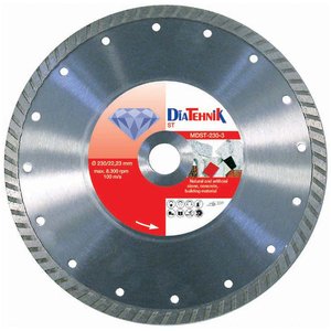 Disc diamantat ST 230x22.23x10 mm pentru piatra si materiale constructii