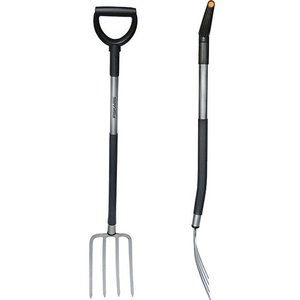 Furca pentru sapat, 1.2 kg, 1130 mm, alba, Light, Fiskars