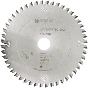 Disc placat pentru circular, 210 x 30 mm, 48 dinti, Top Precision Best for Wood