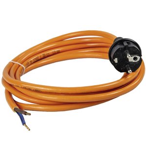 Cablu alimentare cu stecher, 2 x 1 mm², L=5 m