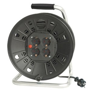 Derulator 4 prize, 3x1.5 / 40m, 3000W, Topelectro