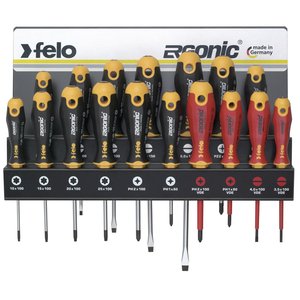 Trusa ECOLOGIC XXL - Set 17 surubenite Felo Ergonic XXL (Simple si izolate VDE)
