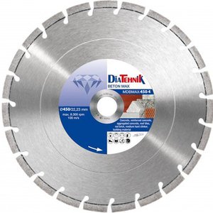 Disc diamantat DIA BetonMAX 450x25.4x10 mm pentru beton, caramida si materiale constructii