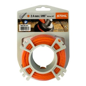 Fir NYLON rotund pentru motocoase, 2.4 mm x 14.6 m