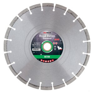 Disc diamantat segmentat pentru beton, ROAD BETON STANDARD, 300x25.4/30 mm