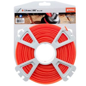 Fir NYLON rotund si silentios pentru motocoase, 2.4 mm x 86 m (INLOCUIT CU 00009302421)