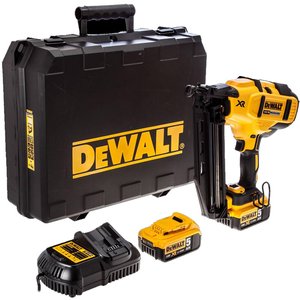 Pistol pentru cuie, cu acumulatori 18V Li-Ion XR, 2 X 5.0Ah, 32-63 mm, DeWalt tip DCN660P2-QW