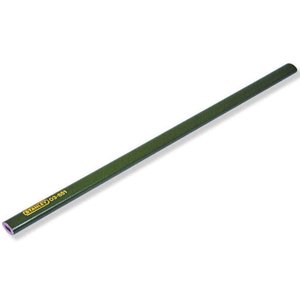 Creion zidarie verde, mina Grafit 4H, 17.6 cm